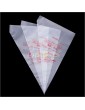 Hot 100Pcs Disposable Icing Piping Cake Pastry Tip Cupcake Decorating Bags Tool