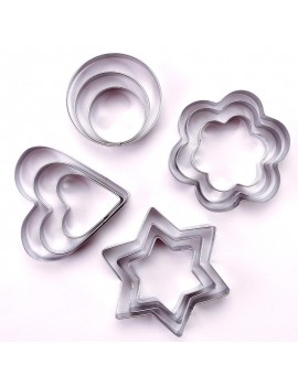 Stainless Steel Cookie Biscuit Fondant Cake Paste Mold Cutter Decor Tool DIY Use