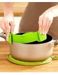 Kitchen Pan Strainer SNAP'N STRAIN Clip-on Silicone Pasta for Draining Liquid