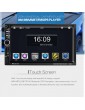 7'' HD Car Bluetooth GPS Navigation Stereo Radio 2 DIN FM/MP5/MP3/AUX + Camera