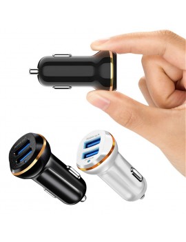 LED Dual USB 3.1A 2 Port Adapter Car Charger Fast Socket Lighter Charging For Phone