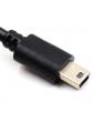5 Pin Male To USB 2.0 Female Adapter Converter OTG Cable For Tablet PC Black