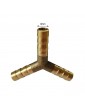 Choosable 6MM 8MM 10MM 12MM Fuel Supply Way Brass Hose Pipe Water Gas Air Tube Brass