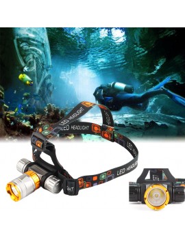 4000LM Lamp LED Underwater Waterproof Diving Headlamp Flashlight Torch Headlight