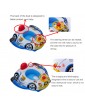 Baby Swim Ring With Handle Underarm Infant Float Seat Boat Pool Cartoon Inflatable Pool Bath Toy For Kids Child
