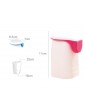 Wall Mounted Magnetic Toothbrush Holder with Toothbrush Cup