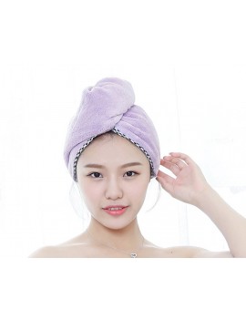 Hair Towel 2 Pieces Head Towel with Buttons