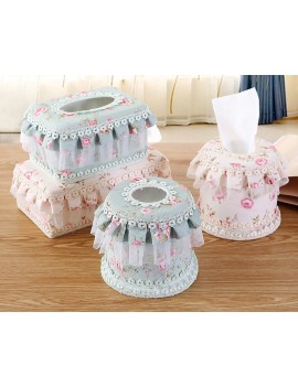 Lace Tissue Box Toilet Paper Box for Home