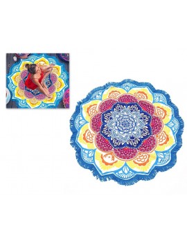 Indian Mandala Print Cotton Beach Towel 59 Inches