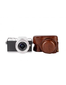 Retro Panasonic Lumix DMC-GF8 Camera Leather Case