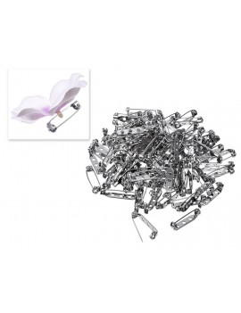 100 Pieces 1 Inch Safety Lock Bar Pin Backs