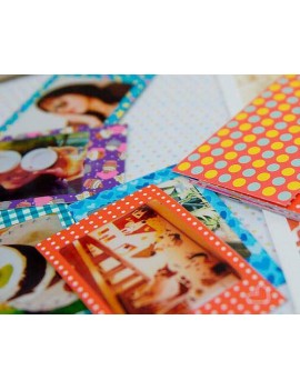 80Pcs Photo Sticker Borders for Fujifilm Instax Mini Films - Colorful