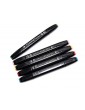 80 Assorted Colors Oily Alcohol Dual Brush Mark Pens Set with Bag