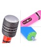 6 Pieces 24cm Inflatable Microphone Balloon