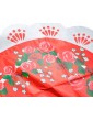 5 Pcs 26'' Laced Heart Shaped Foil Mylar Balloon - Red