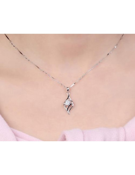 Wings of Angel Crystal Necklace