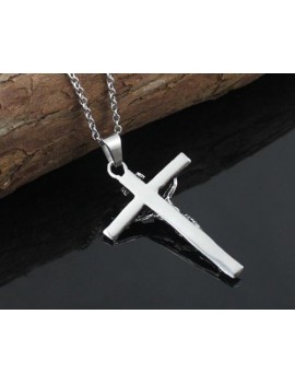 Vintage Jesus Christ Cross Necklace