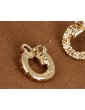 Sweet Ribbon Crystal Pearl Earrings Studs for Women