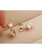Star Wish Crystal Earrings Studs for Women