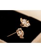 Rise Butterfly Crystal Stud Earrings for Women