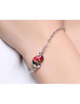 Sweet Heart Red Crystal Bracelet