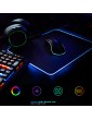 RGB Gaming Mouse Pad Large Mouse Pad  LED Computer Mousepad Big Mouse Mat with Backlight Carpet
