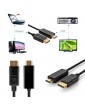 6FT 1.8m DisplayPort Display Port DP to HDMI Male M / M PC Audio Video HDTV Cable Adapter