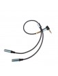 3.5MM Jack Plug Y Splitter Audio Stereo Extension Earphone Headphone Cable