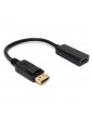 DisplayPort DP Male to HDMI Female Cable Adapter Display Port Converter for Projector Laptop