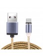 1M 3FT Magnetic USB Charging Cable Data Cable Sync Charger Adapter for Android Samsung