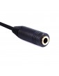 3.5mm M/F 3M Stereo Headphone Audio Extension Cord Cable with Volume Control