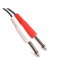 90cm 3ft 3.5mm 1/8" Stereo Male to Dual Mono 1/4" 6.35mm Audio Amp Cable