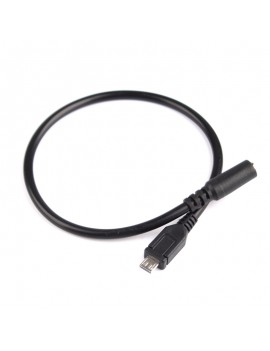 30Cm Micro USB Male TO DC 3.5mm Famale Audio RCA Jack Adapter USB Audio Cable