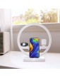 3 in1 QI Fast Wireless Charger Desk Lighting Dock Stand Station Fast Charging For iphone Airpod