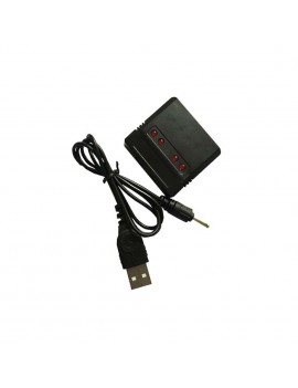 4 in 1 3.7V Lipo Battery Adapter Charger USB Interface With USB Cable for Hubsan H107D H107C X4 Wltoys syma x5c UDI