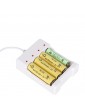 USB 4 Slots Fast Charging Battery Charger Short Circuit Protection AAA and AA Rechargeable Battery Station
