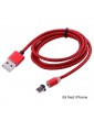 Braided Magnetic for Lightning USB Charger Cable For iPhone Samsung Type-C Micro