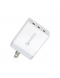 Universal 3 Port Fast Quick Charge QC3.0 USB Hub Wall Charger Adapter EU US Plug