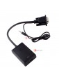New VGA Male to HDMI Female Converter Adapter Cable with Audio interface
