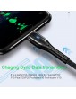 Kirsite Head 1.2m 5A Fast Charger LED Light Type-C Charging Cable for Android Phone