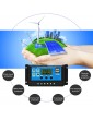 10A 12V/20A/30A 24V Solar Panel Charger Controller Battery Regulator Dual USB LCD Display New
