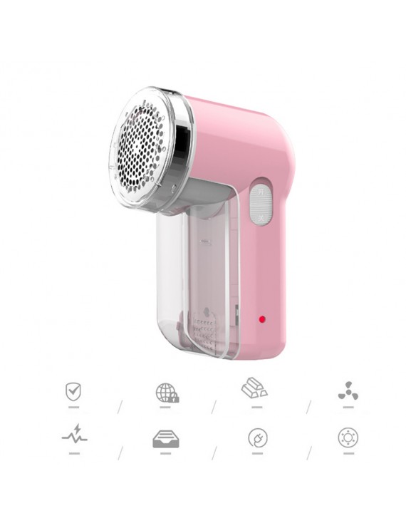 Portable Electric Clothes Lint Removers Fuzz Pills Shaver for Sweaters Curtains Carpets Sofa Pink Lint Pellets Cutter Machine Poll Remove