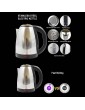 2.0L Household Stainless Steel Electric Kettle Jug Heater Boiler Automatic Cut Off