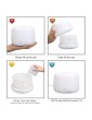 Multi Function Ultrasonic Aroma Essential Oil Colorful Diffuser Humidifier with Remote Control 300ml US Plug