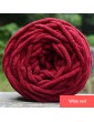 100g Soft Knitting Chunky Towelling Wool Ball Skein Scarf Yarn Pure Color Cute