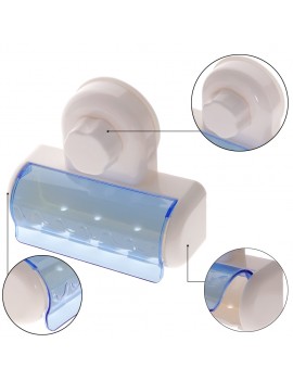 5 in 1 Toothbrush Holder Bathroom Decor Stong Vaccum Suction Wall Toothbrush Holder