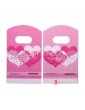 50/100 Pcs Pretty Pattern Plastic Jewelry Bear Heart Flower Mix Small Mini Gift Bag