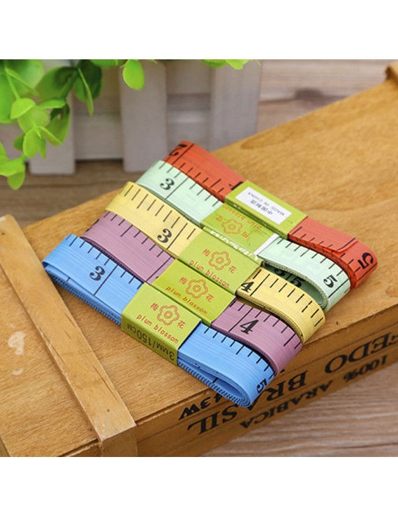 Colorful Measuring Tape Sewing Soft Ruler Sewing Tailor Body Flexible Ruler Tool