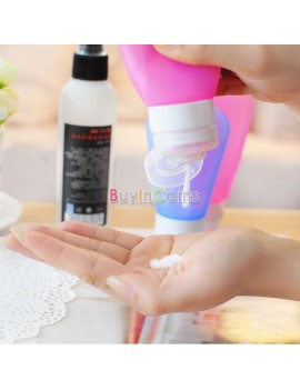 37ML Travel Silicone Bottles Shampoo Shower Gel Lotion Sub-bottling Tube Squeeze Tool