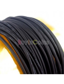 10M 2mm Heat Shrinkable Tube Shrink Tubing Black Wire Wrap